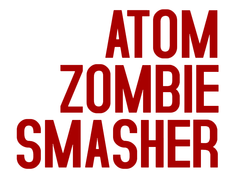 Atom Zombie Smashers Logo